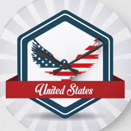 州統一されたズスクエアウォールクロック ラージ壁時計