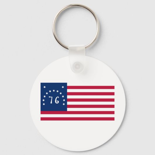 州統一されたズベニントン国旗の精神76 キーホルダー (正面)