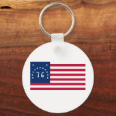 州統一されたズベニントン国旗の精神76 キーホルダー (正面)