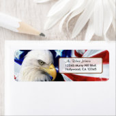 州統一されたズボルドイーグル差出人住所ラベル ラベル (インサイチュ)