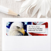 州統一されたズボルドイーグル差出人住所ラベル ラベル (インサイチュ)