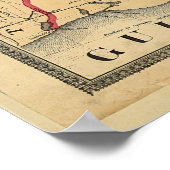 州統一されたズ南北戦争地図Charles Magnus 1862 ポスター (角)