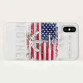 州統一されたズ・ネイビー・ブラザー Case-Mate iPhoneケース (裏面(横))