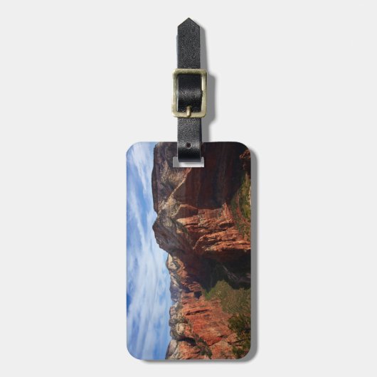 州統一されたズ、ユタ、ジオン国立公園 ラゲッジタグ (正面縦)