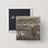 州統一されたホテルアトランティックシティNJ 缶バッジ (正面&裏面)