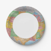 州統一されたマップ3 ペーパープレート (正面)