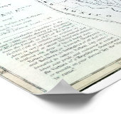 州統一されたマップ, c1812 ポスター (角)