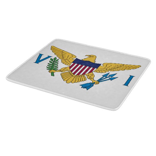 州統一されたヴァージン諸島国旗 カッティングボード (角)