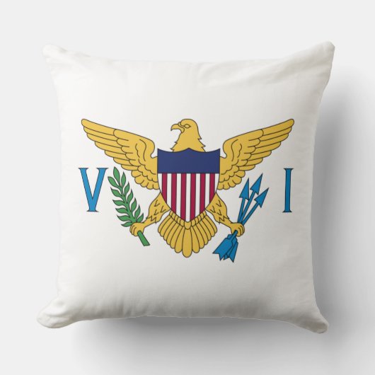 州統一されたヴァージン諸島国旗 クッション (正面)