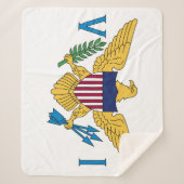 州統一されたヴァージン諸島国旗 シェルパブランケット (正面)