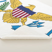 州統一されたヴァージン諸島国旗 シェルパブランケット (3/4)