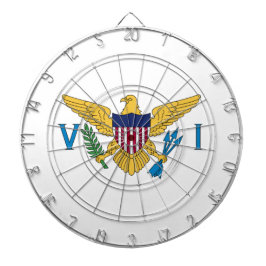 州統一されたヴァージン諸島国旗 ダーツボード