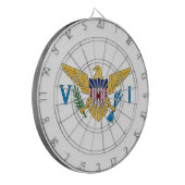 州統一されたヴァージン諸島国旗 ダーツボード (正面左)