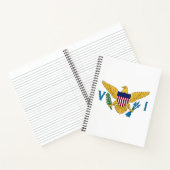 州統一されたヴァージン諸島国旗 ノートブック (内部)