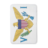 州統一されたヴァージン諸島国旗 バスマット (正面縦)