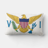 州統一されたヴァージン諸島国旗 ランバークッション (裏面)