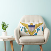 州統一されたヴァージン諸島国旗 ランバークッション (椅子)