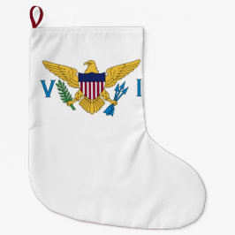 州統一されたヴァージン諸島国旗 ラージクリスマスストッキング