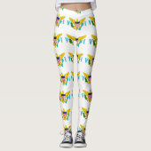 州統一されたヴァージン諸島国旗 レギンス (正面)