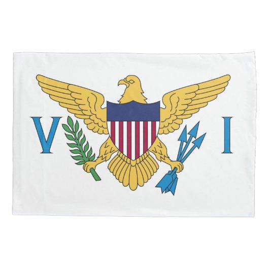 州統一されたヴァージン諸島国旗 枕カバー (裏面)