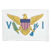 州統一されたヴァージン諸島国旗 枕カバー (正面)