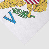 州統一されたヴァージン諸島国旗 薄葉紙 (詳細)