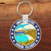 州統一されたヴァージン諸島 キーホルダー (正面)