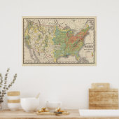 州統一された人口密度, 1890 ポスター (キッチン)