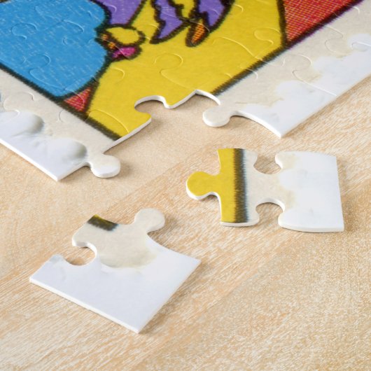 州統一された切手ジグソーパズル ジグソーパズル (側面)