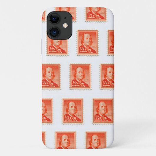 州統一された切手iPhoneケース Case-Mate iPhoneケース (裏面)
