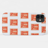 州統一された切手iPhoneケース Case-Mate iPhoneケース (裏面(横))