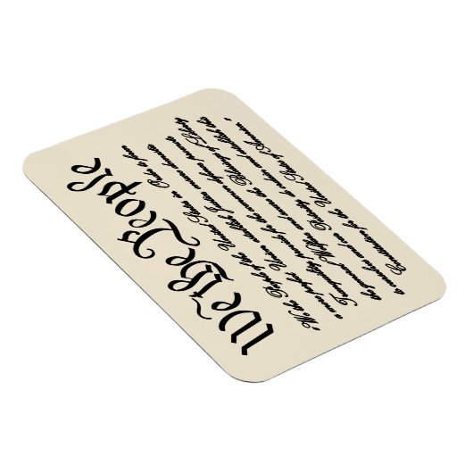 州統一された前文 マグネット (右側)