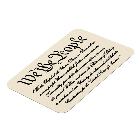 州統一された前文 マグネット (左側)