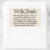 州統一された前文 長方形シール (バッグ)