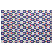 州統一された国旗、イタリア国旗の青と東グレー ファブリック (ヤード)