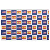 州統一された国旗、スペイン国旗の青・白 ファブリック (ファットクウォーター)