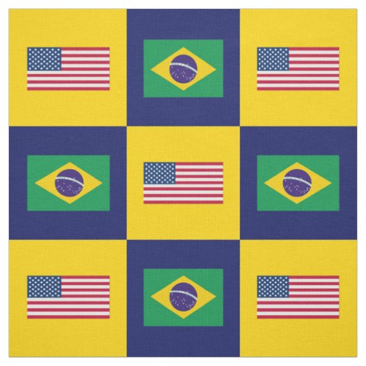 州統一された国旗、ブラジル国旗の青と黄 ファブリック (見本)
