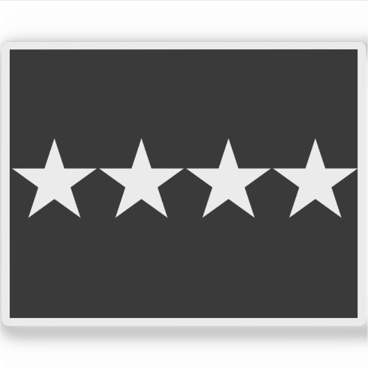 州統一された宇宙軍旗 シール (正面)