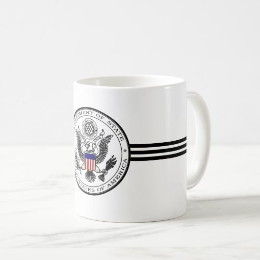 州統一された州部 コーヒーマグカップ (正面右)