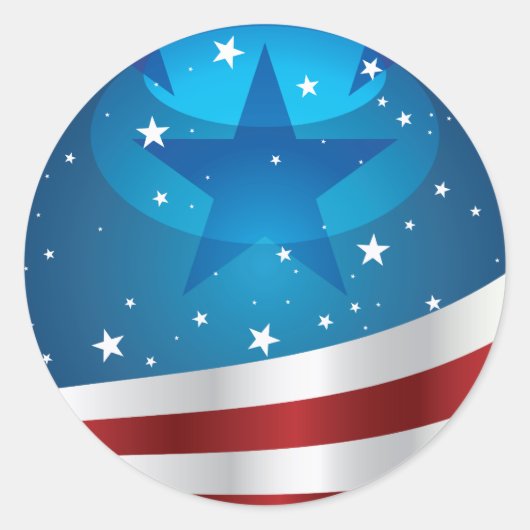 州統一された愛国者のシール ラウンドシール (正面)