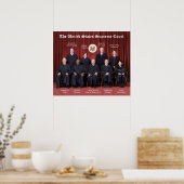 州統一された最高裁判所判事印2021 ポスター (キッチン)