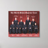 州統一された最高裁判所判事2021カンバスP キャンバスプリント (正面)