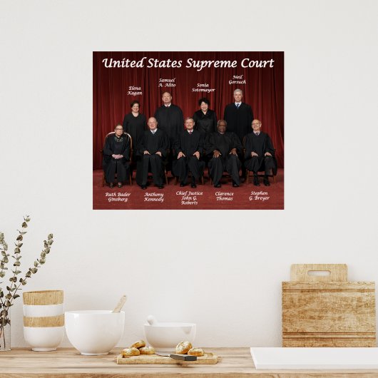 州統一された最高裁判所判事 ポスター (キッチン)