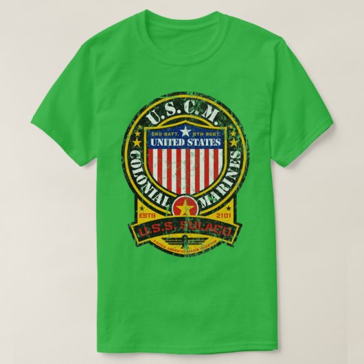 州統一された植民地海兵隊 Tシャツ (デザイン正面)