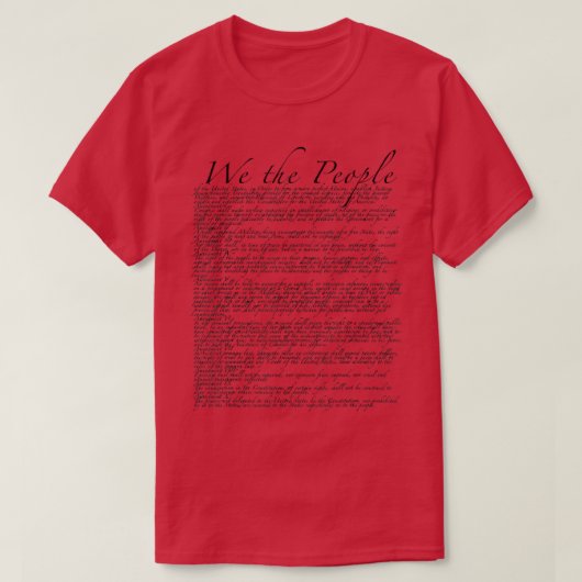 州統一された権利法案6026米国憲法 Tシャツ (デザイン正面)