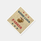 州統一された海兵隊 | Marine Corpsシール1 スタンダードカクテルナプキン (角)