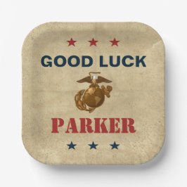 州統一された海兵隊 | Marine Corpsシール1 ペーパープレート