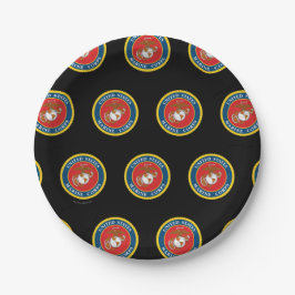 州統一された海兵隊 | Marine Corpsシール1 ペーパープレート