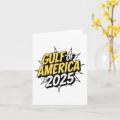 州統一された湾パームツリーアメリカF 2025 カード (黄色い花)
