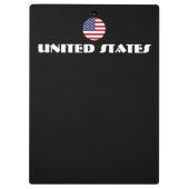 州統一された特別観光客ギフトクラシック クリップボード (裏面)